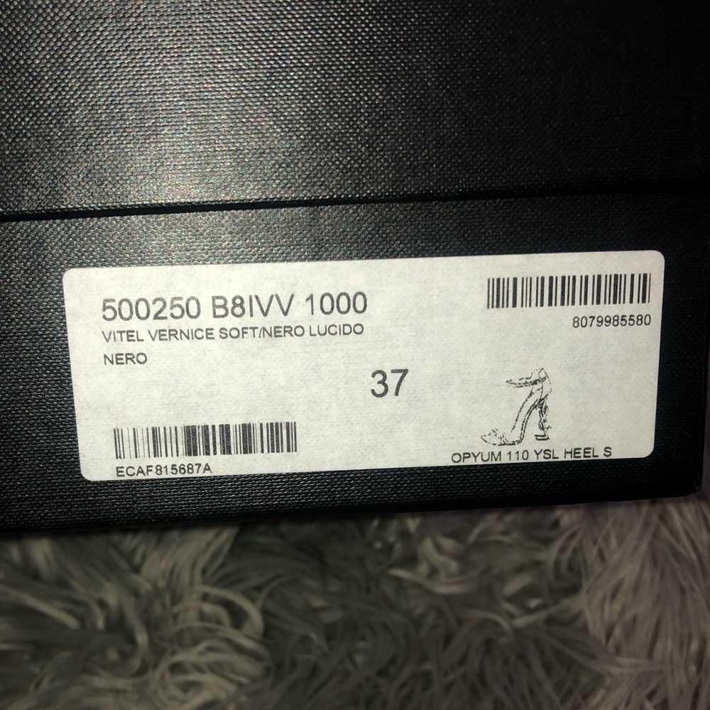 Black YSL “You So Lucky” “Opyum” heel. - Picture 4 of 6